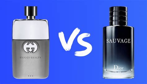 gucci guilty vs dior sauvage